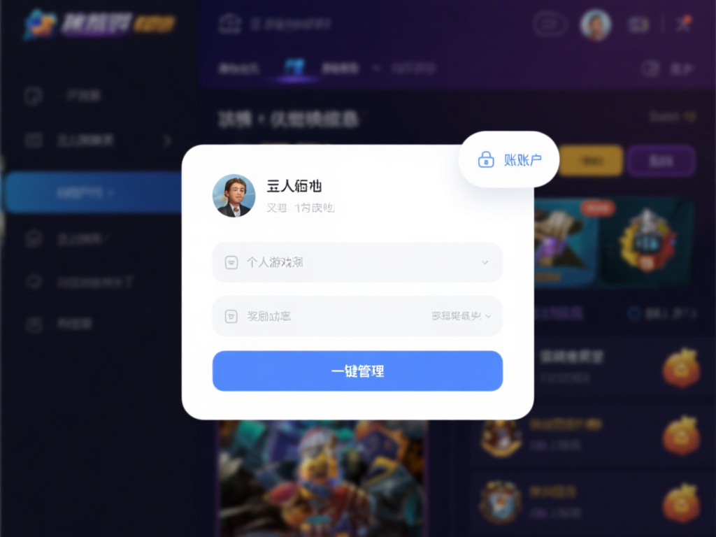 一键管理功能：登录后，用户可以在界面右上角快速切换