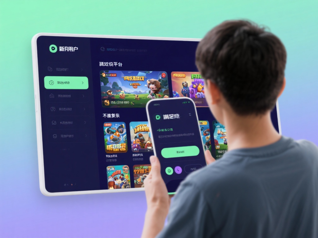 例如，当新用户首次进入平台时，他会发现界面设计简洁