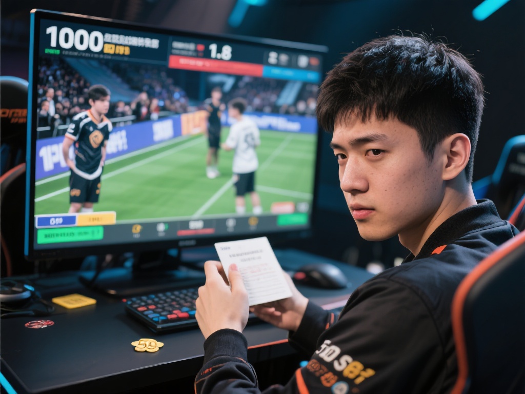 例如，一位新手电竞玩家小王，在某赛事押了一场100